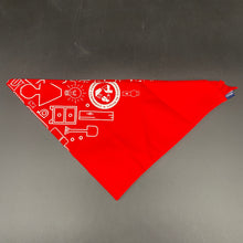 Load image into Gallery viewer, Community Forklift Silhouettes Red Bandana