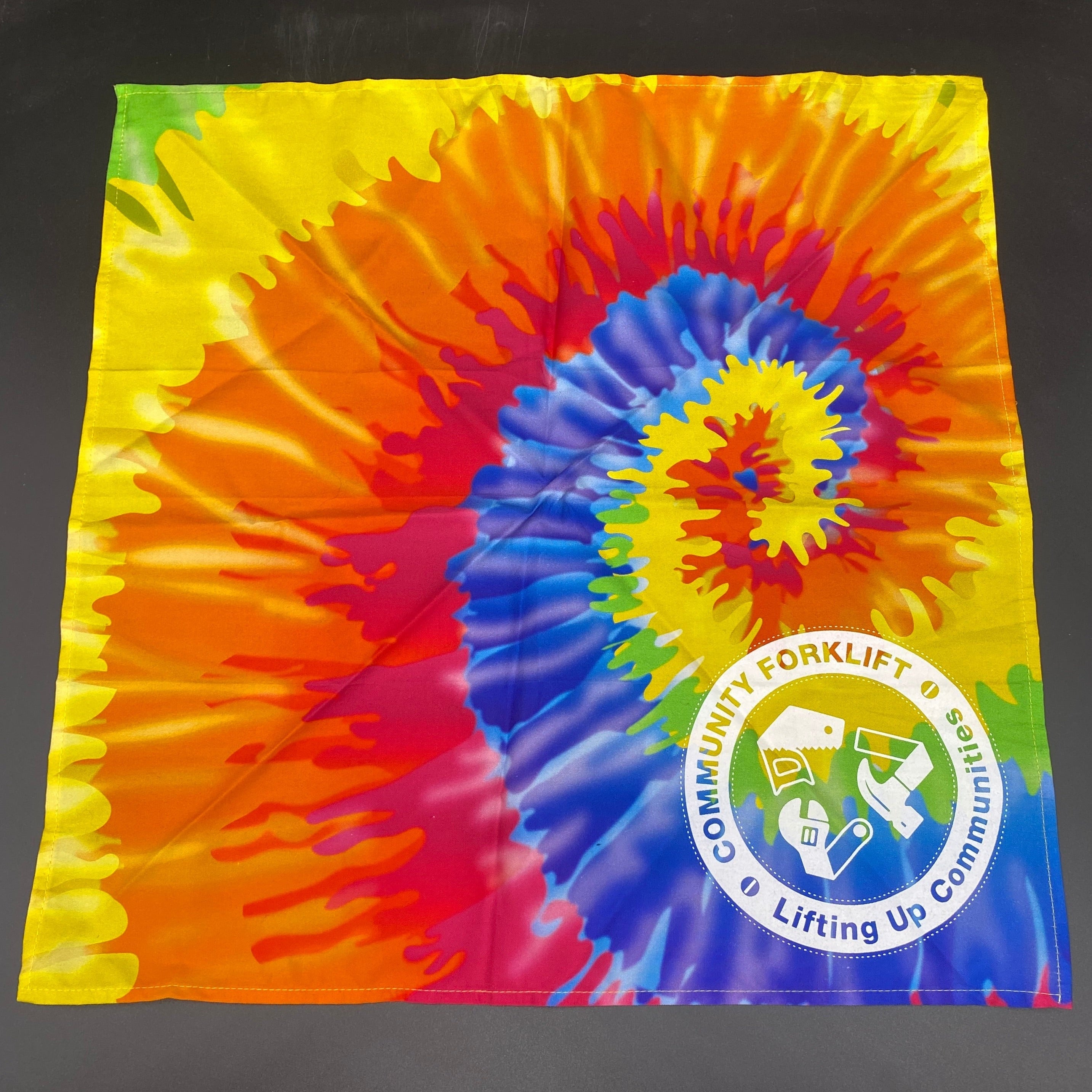 community-forklift-rainbow-tie-dye-bandana-community-forklift-marketplace