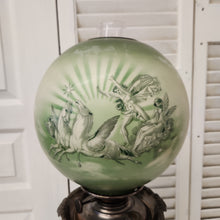 Load image into Gallery viewer, Antique Pittsburgh Lamp Brass &amp; Glass Co Oil Lamp
