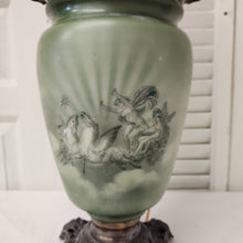 Load image into Gallery viewer, Antique Pittsburgh Lamp Brass &amp; Glass Co Oil Lamp
