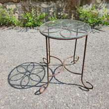 Load image into Gallery viewer, Daisy Design Iron Patio Side Table (2 Available)
