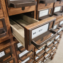 Load image into Gallery viewer, Vintage Oak Card Catalog
