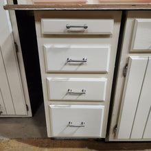 Load image into Gallery viewer, 20 Piece Set of Cream Painted Kitchen Cabinets
