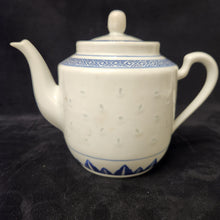 Load image into Gallery viewer, Chinese Jingdezhen Rice Grain Porcelain 6-Piece Dragon Tea Set
