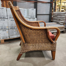 Load image into Gallery viewer, Bamboo and Rattan Armchair #1

