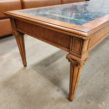 Load image into Gallery viewer, Henredon Green Marble Coffee Table
