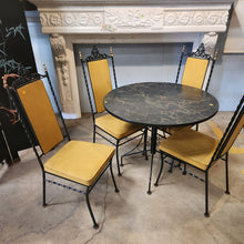Load image into Gallery viewer, Dining Set with Antarenni Wrought Iron Chairs
