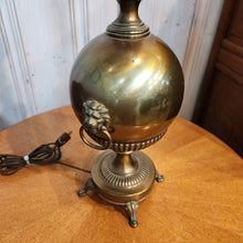 Load image into Gallery viewer, Stiffel Brass Lion Ring Handle Lamp (2 Available)
