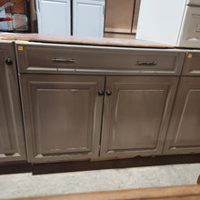 Load image into Gallery viewer, 32 Piece Set of Glazed Kitchen Cabinets with Glass Panel Doors
