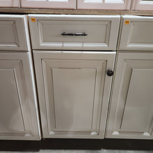 Load image into Gallery viewer, 32 Piece Set of Glazed Kitchen Cabinets with Glass Panel Doors
