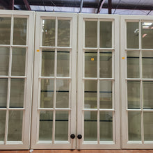 Load image into Gallery viewer, 32 Piece Set of Glazed Kitchen Cabinets with Glass Panel Doors
