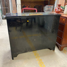 Load image into Gallery viewer, Small Black Lacquered Storage Cabinet
