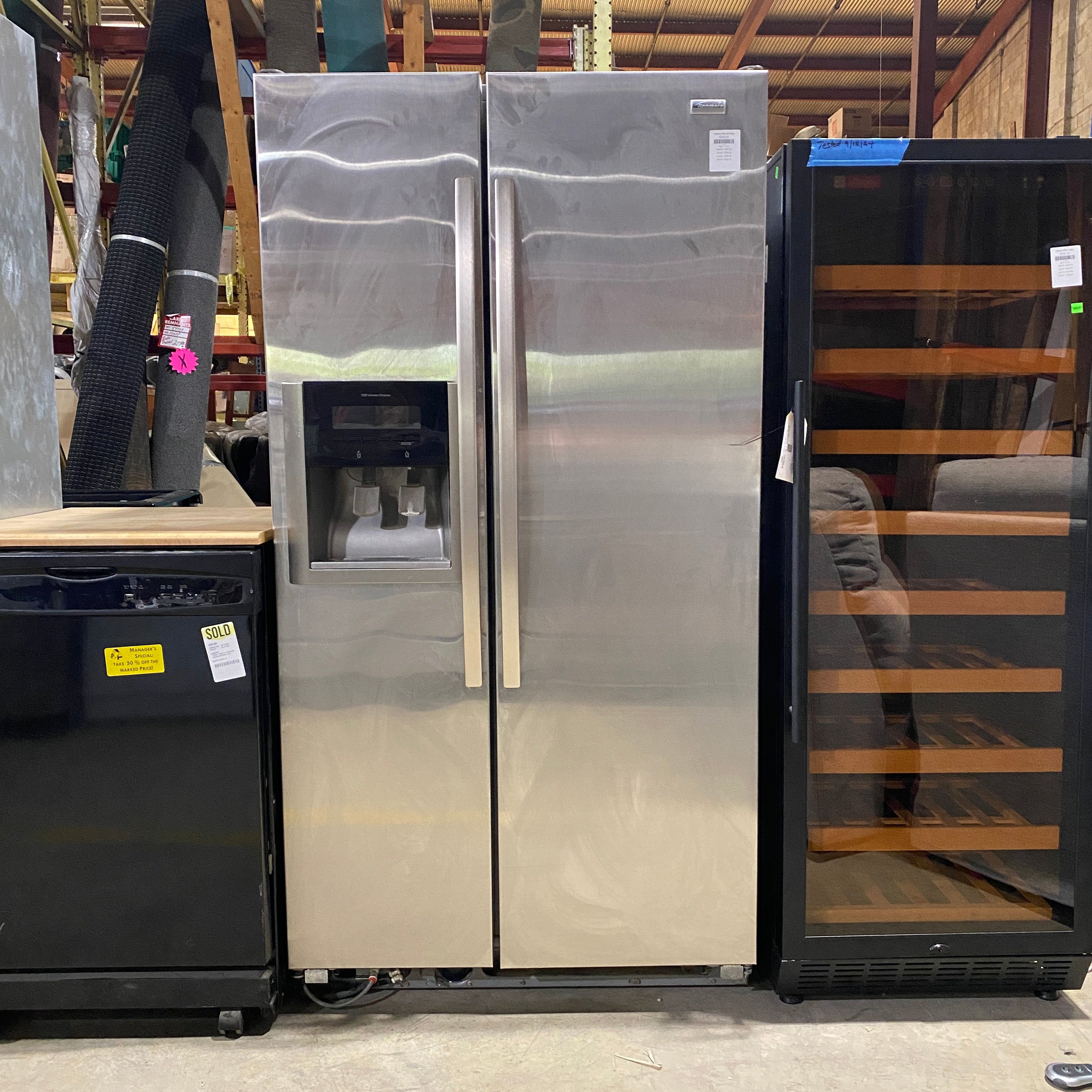 Kenmore Elite SidebySide Stainless Steel Refrigerator 106.45423800