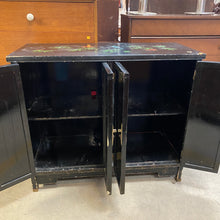 Load image into Gallery viewer, Small Black Lacquered Storage Cabinet
