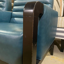 Load image into Gallery viewer, Blue Channel Tufted Armchair (2 Available)
