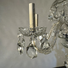 Load image into Gallery viewer, Vintage (1964) Austrian Cut Crystal 6-Light Chandelier
