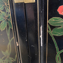 Load image into Gallery viewer, Small Black Lacquered Storage Cabinet
