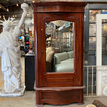 Load image into Gallery viewer, Large Vintage Wardrobe/Storage Cabinet with Mirror
