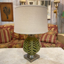Load image into Gallery viewer, Uttermost &#39;Flowing Fern&#39; Green Table Lamp
