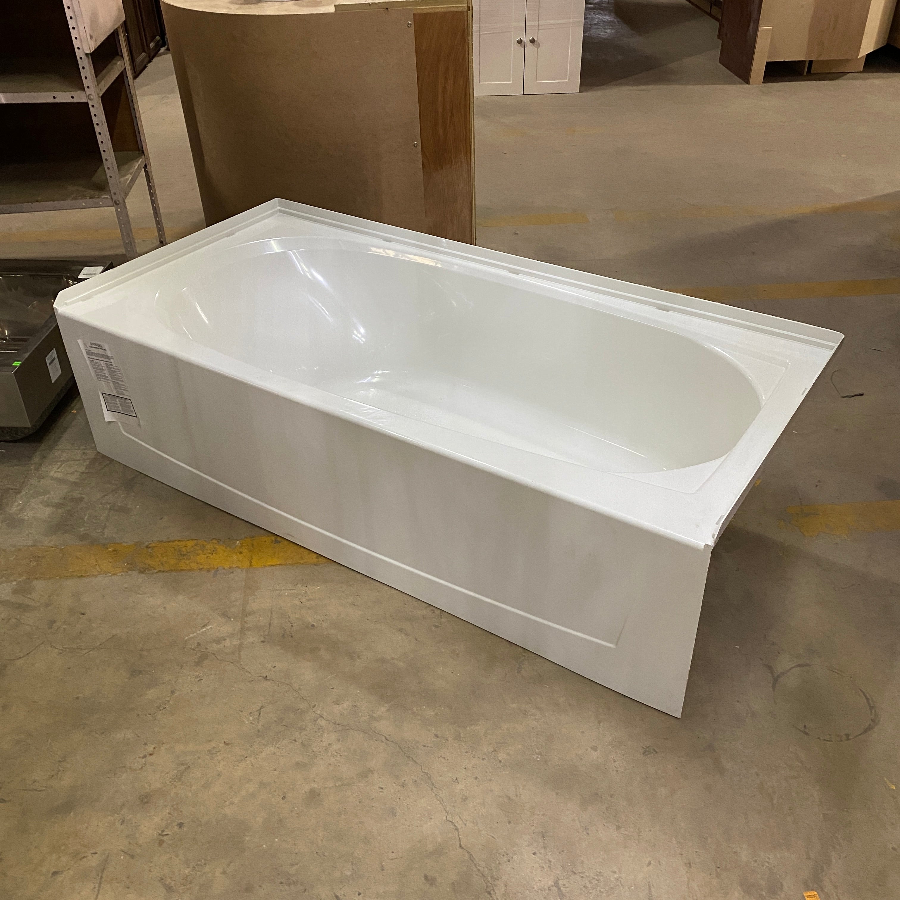 Sterling Vikrell Composite Soaking Bath Tub with RightHand Drain