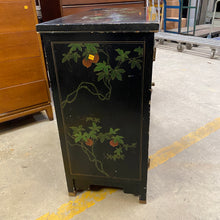 Load image into Gallery viewer, Small Black Lacquered Storage Cabinet
