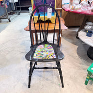 Art Enables Pop-Up Shop: 'Rainbow Flowers Chair' by Charmaine Jones