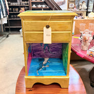 Art Enables Pop-Up Shop: 'The Flash and Friends' Night Stand by Raymond Lewis