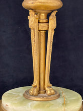 Load image into Gallery viewer, Gilded Brass 3-Light Bouillotte Style Lamp
