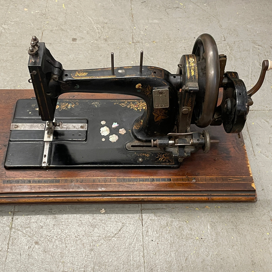 Antique Frister & Rossmann (c. 1888) TS Hand Crank Sewing Machine