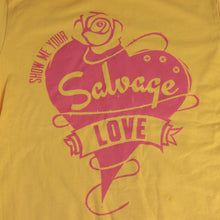 Load image into Gallery viewer, Yellow &quot;Show Me Your Salvage Love&quot; 20th Anniversary T-Shirt
