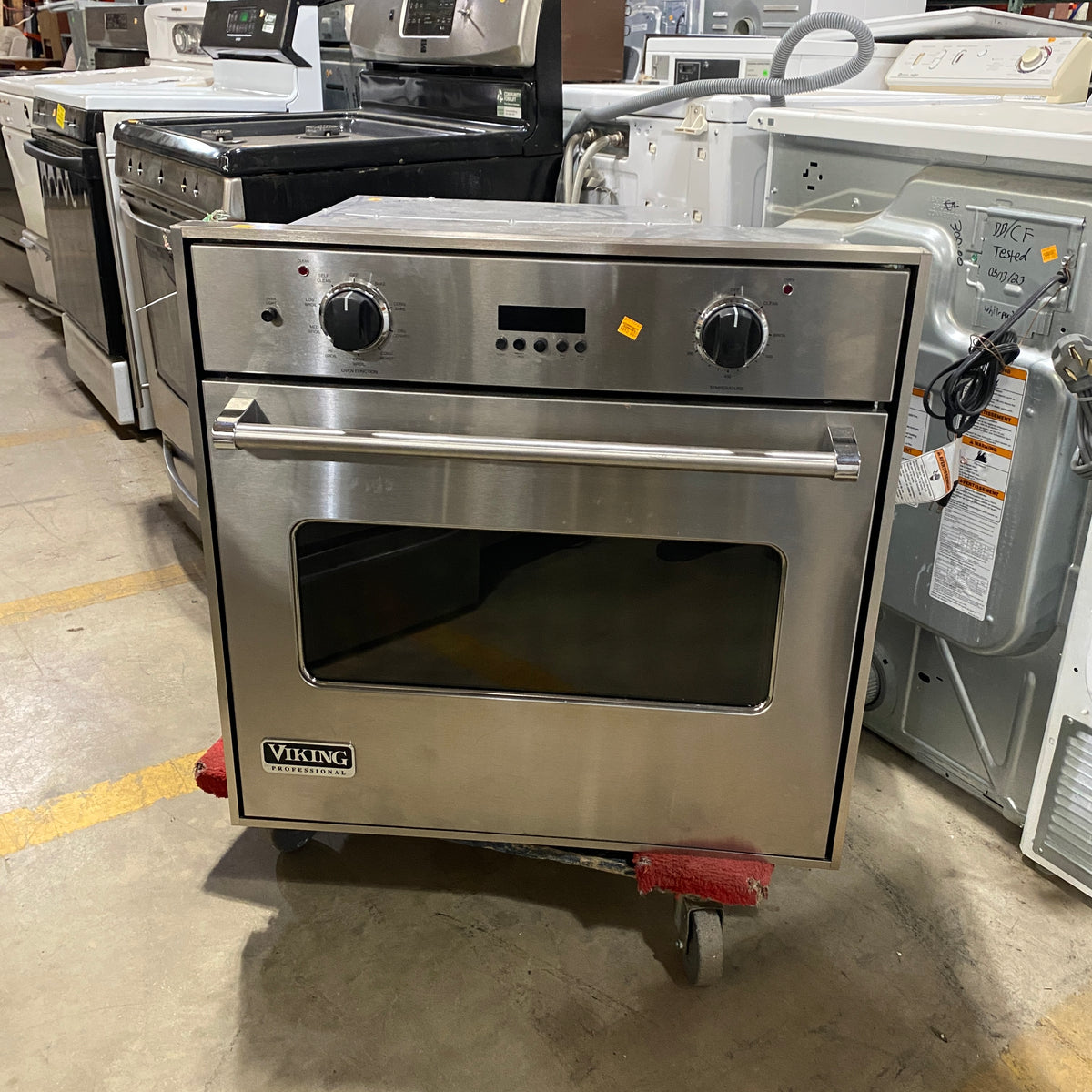 Viking gas online wall oven