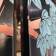 Load image into Gallery viewer, Four Panel Black Lacquered Folding Screen
