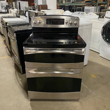 Load image into Gallery viewer, GE Profile™ 30&quot; Free-Standing Double Oven Electric Range PB975S0M1SS
