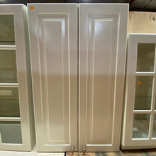 Load image into Gallery viewer, 15 Piece Set of White IKEA Kitchen Cabinets
