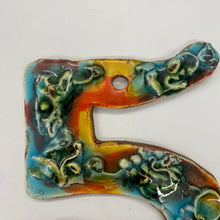 Load image into Gallery viewer, Set of Glazed Ceramic House Numbers
