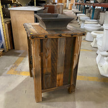 Load image into Gallery viewer, Rustic 25-Inch Single Vanity with Vessel Sink
