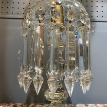 Load image into Gallery viewer, Pair of Vintage Crystal Candle Holders
