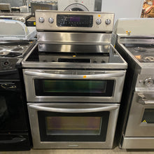 Load image into Gallery viewer, KitchenAid Glass Top Double Oven Electric Range KERS505XSS03

