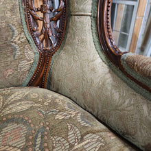 Load image into Gallery viewer, Carved Wingback Parlor Chair

