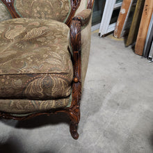 Load image into Gallery viewer, Carved Wingback Parlor Chair
