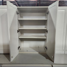 Load image into Gallery viewer, 28 Piece Set of White Kitchen Cabinets
