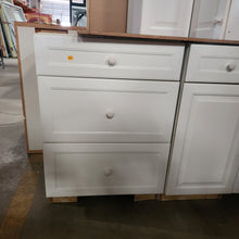 Load image into Gallery viewer, 28 Piece Set of White Kitchen Cabinets
