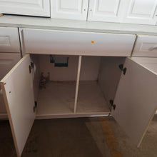 Load image into Gallery viewer, 28 Piece Set of White Kitchen Cabinets
