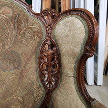 Load image into Gallery viewer, Carved Wingback Parlor Chair
