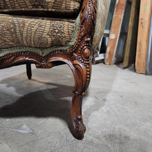 Load image into Gallery viewer, Carved Wingback Parlor Chair
