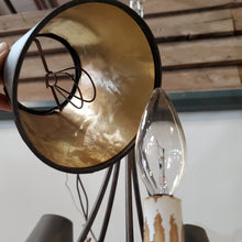 Load image into Gallery viewer, Currey &amp; Company Chandelier with Black Shades
