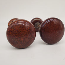 Load image into Gallery viewer, Bennington Style Brown Ceramic Knob Set (Multiple Available)
