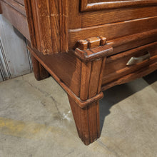 Load image into Gallery viewer, Solid Oak French Sideboard with Carved Door Panels
