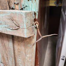 Load image into Gallery viewer, Salvaged Antique Door with Hand Forged Hinges

