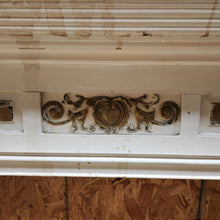 Load image into Gallery viewer, White Mantel with Double Columns and Square Trim

